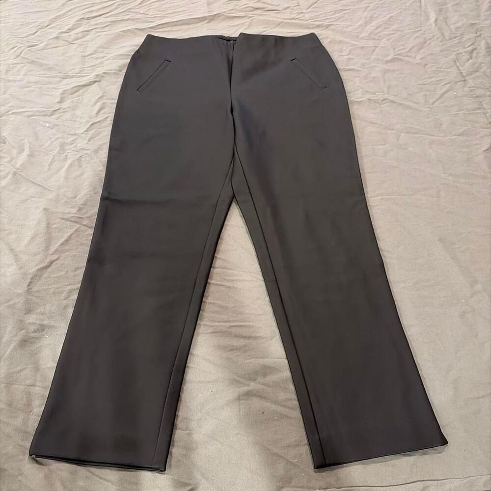 Chico-s Women's Grey and Black Trousers